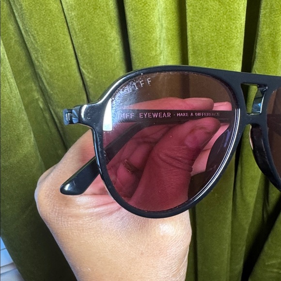 DIFF Eyewear Tosca II 56mm Aviator Sunglasses - Picture 6 of 7